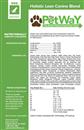The PetWay Holistic Lean Canine Blend Dry Dog Food I030415b