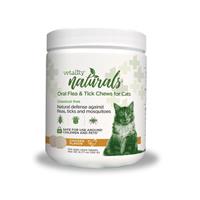 Vetality Naturals Oral Flea &amp; Tick Chews for Cats 120 ct I030488