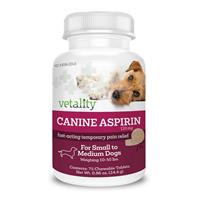 Vetality Canine Aspirin for Small to Medium Dogs 75 ct Chewable Tablets I030490