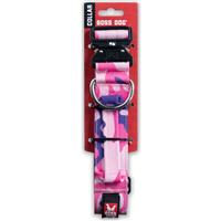Boss Dog Tactical Collar Pink Camo