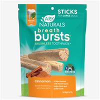 Ark Naturals Breath Bursts Brushless Toothpaste Cinnamon Sticks for Large Dogs 6 oz. I030561