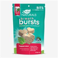 Ark Naturals Breath Bursts Brushless Toothpaste Peppermint Bits for Small Dogs 4 oz. I030562