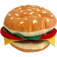 Shoreway Hamburger Plush Dog Toy I030820