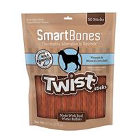 SmartBones Twist Sticks Water Buffalo Dog Treats 50ct I030844