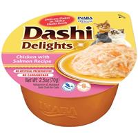Inaba Dashi Delights Chicken with Tuna in Broth Cat Food 2.5oz I030955