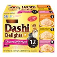 Inaba Dashi Delight Chicken Flavored Variety Pack Cat Food 30oz 12pk I030959