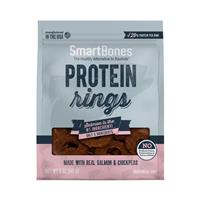 SmartBones Protein Rings with Real Salmon &amp; Chickepeas Treat for Dogs I031148b
