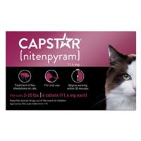 CapStar Flea Treatment for Cats 2-25 lbs. I031192