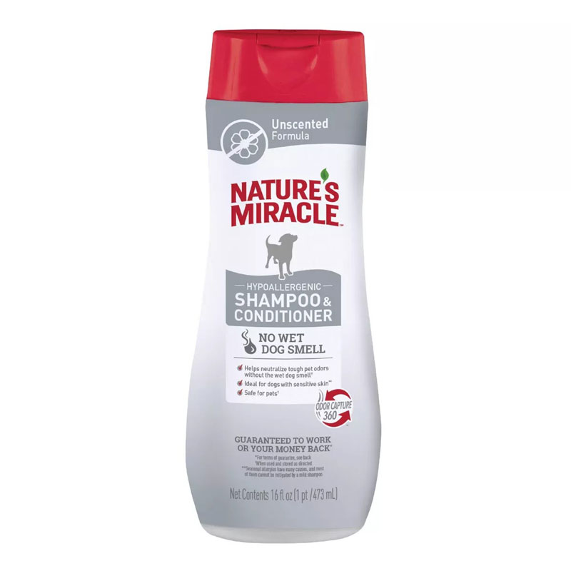 Nature&#39;s Miracle Hypoallergenic Shampoo &amp; Conditioner Unscented 16 oz