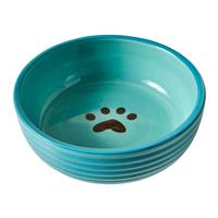 Spot Elegance Dog Dish Aqua I031329b