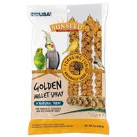 Sunseed Golden Millet Spray Natural Treat for Birds 7 oz. I031405
