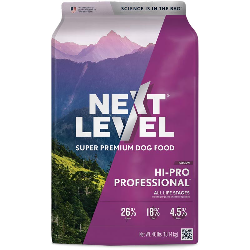 Next Level Hi-Pro Professional Dry Dog Food 40 lbs.