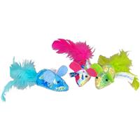 Multipet Margaritaville Mice Cat Toy 3pk I031977