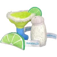 Multipet Margaritaville Salt, Lime &amp; Margarita Glass Cat Toy 3pk I031979