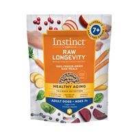 Instinct Dog Food Raw Longevity Freeze-Dried Raw Meals Cage-Free Chicken 7+ Recipe 16oz I032036