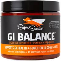 Super Snouts GI Balance Digestive Supplement Pumpkin &amp; Pre-Biotic for Dogs &amp; Cats 88g I032073