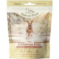 Badlands Ranch Superfood Bites 100% Wild Salmon Treats 4 oz. I032171