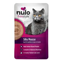 Nulo Freestyle Silky Mousse Beef and Sardine Recipe 2.8oz I032184