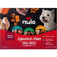 Nulo Signature Stews Grain Free Small Breed Variety 12 Pack 2.8oz I032220