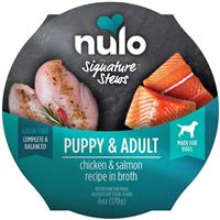 Nulo Signature Stews Grain Free Small Breed Chicken and Salmon Stew 6oz I032224