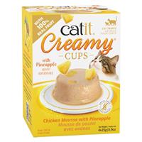 Catit Creamy Cups Chicken Mousse with Pineapple 4pk I032244