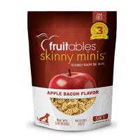 Fruitables Skinny Minis Apple Bacon Dog Treats 5oz  I032303