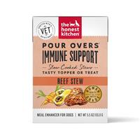 The Honest Kitchen Pour Overs Immune Support Beef Stew Meal Enhancer for Dogs 5.5 oz