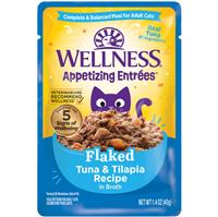 Wellness Appetizing Entrees Flaked Tuna &amp; Tilapia Recipe 1.4 oz
