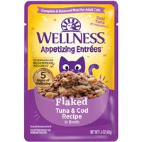 Wellness Appetizing Entrees Flaked Tuna &amp; Cod Recipe 1.4 oz