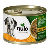 Nulo Ancient Grain Savory Stew Chicken, Tilapia &amp; Duck Stew Recipe 6oz I032968