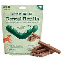 Woof Bite n&#39; Brush Dental Refills 8 oz