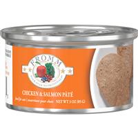 Fromm Four-Star Nutritionals Chicken &amp; Salmon Pate Food for Cats 3 oz. I033529