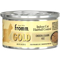 Fromm Gold Indoor Chicken &amp; Salmon Pate Food for Cats 3 oz. I033532
