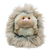 Tall Tails Real Feel Fluffy Baby Hedgehog with Squeaker Dog Toy 5 in