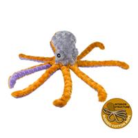 Tall Tails Octopus with Squeaker Dog Toy 14 in