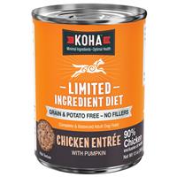 KOHA Limited Ingredient Diet Chicken Entree for Dogs 13 oz. I033636