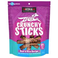 KOHA Crunchy Sticks Beef &amp; Rice Recipe Dog Treats 10.58 oz. I033638