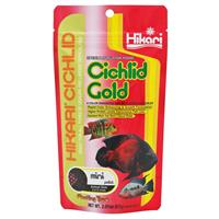 Hikari Cichlid Gold Color Enhancing Diet Mini Pellets Z042055042116b