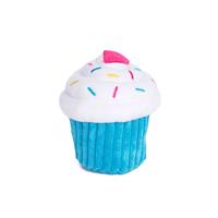 ZippyPaws NomNomz Blue Cupcake Dog Toy 5.5 in