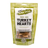 OC Raw Freeze-Dried Turkey Hearts Dog Treats 4oz Bag I028398