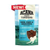 ACANA Chewy Tenders Salmon Jerky Dog Treats 4oz bag I030012