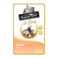 Fussie Cat Premium Pouches Sardine in Gravy 2.47oz I031316