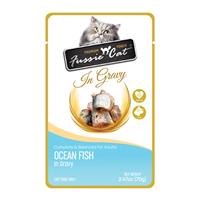 Fussie Cat Premium Pouches Oceanfish in Gravy 2.47oz I031318