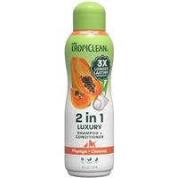 Tropiclean® Soap Free Luxury 2 in 1 Shampoo 26771e