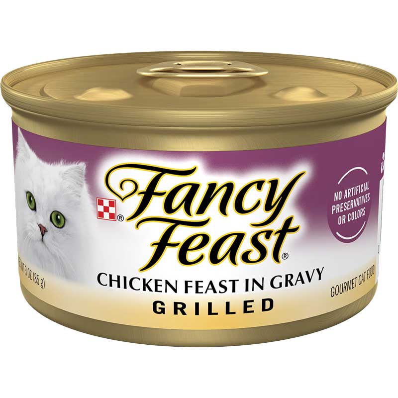 Fancy Feast Grilled Chicken Cat Food 3 oz 79511