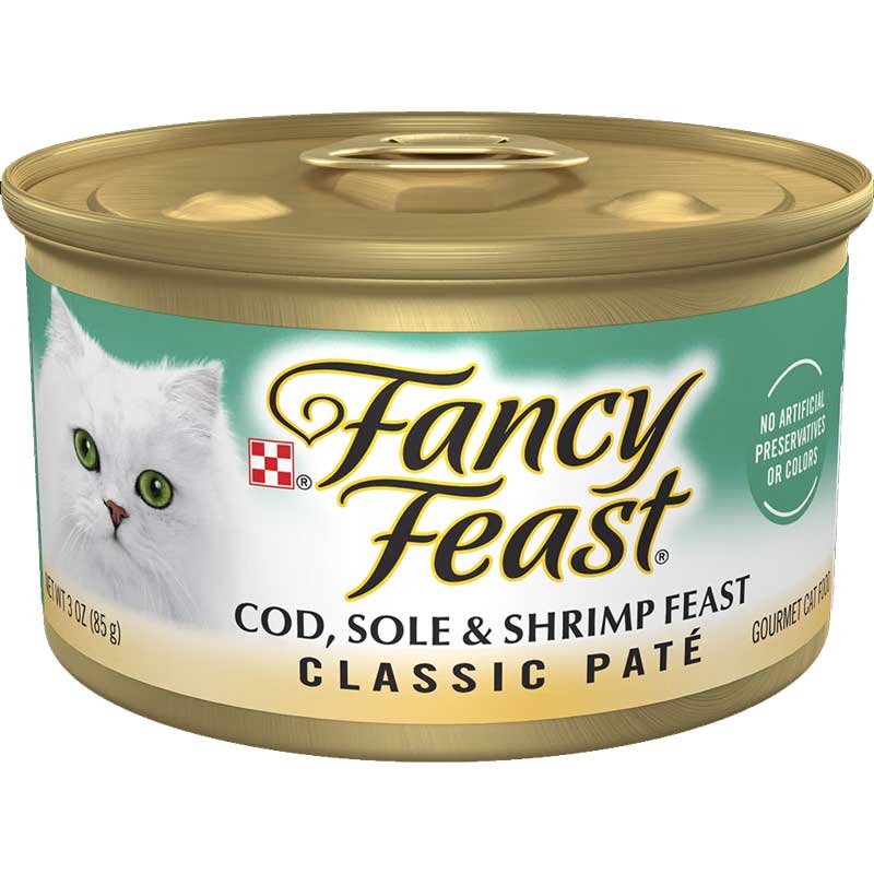 Fancy Feast ® Gourmet Cod, Sole &amp; Shrimp Cat Food 3 oz. 979524