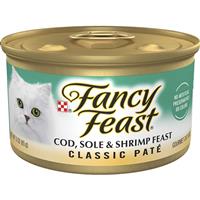 Fancy Feast ® Gourmet Cod, Sole &amp; Shrimp Cat Food 3 oz. 979524