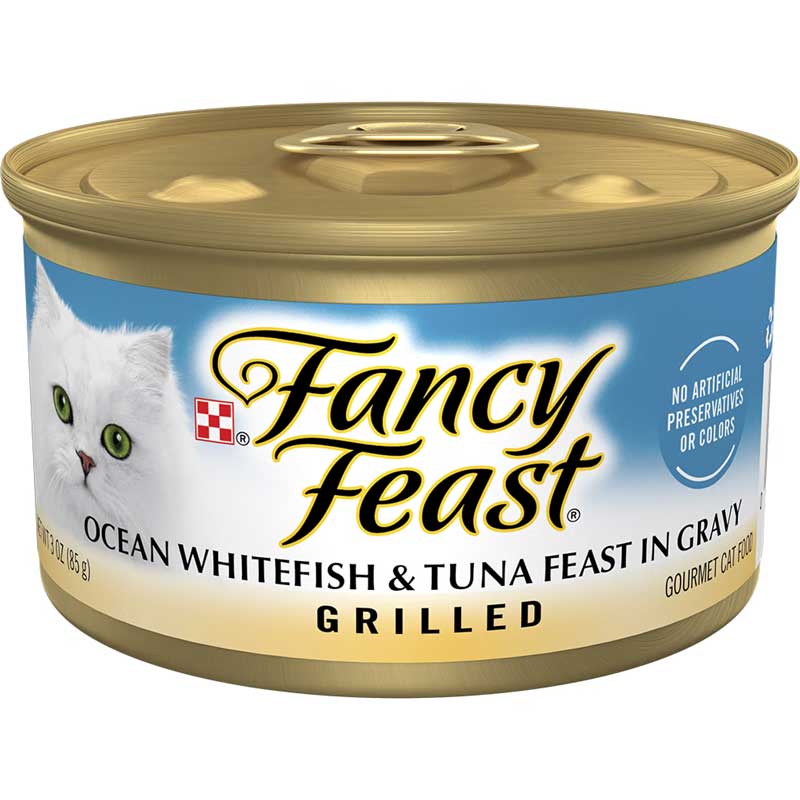Fancy Feast ®  Gourmet Ocean Whitefish &amp; Tuna Cat Food 3 oz. 979525