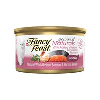 Fancy Feast Gourmet Naturals Wild Alaskan Salmon and Shrimp Cat Food 3oz 79598