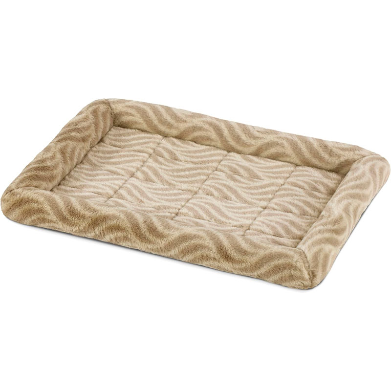 MidWest QuietTime Tan Wave Pet Bed I034329b
